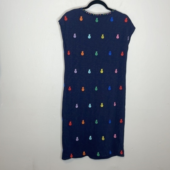 SOLD Boden | Pineapple Polly Colorful Embroidered Dress Size 6L - Picture 6 of 6
